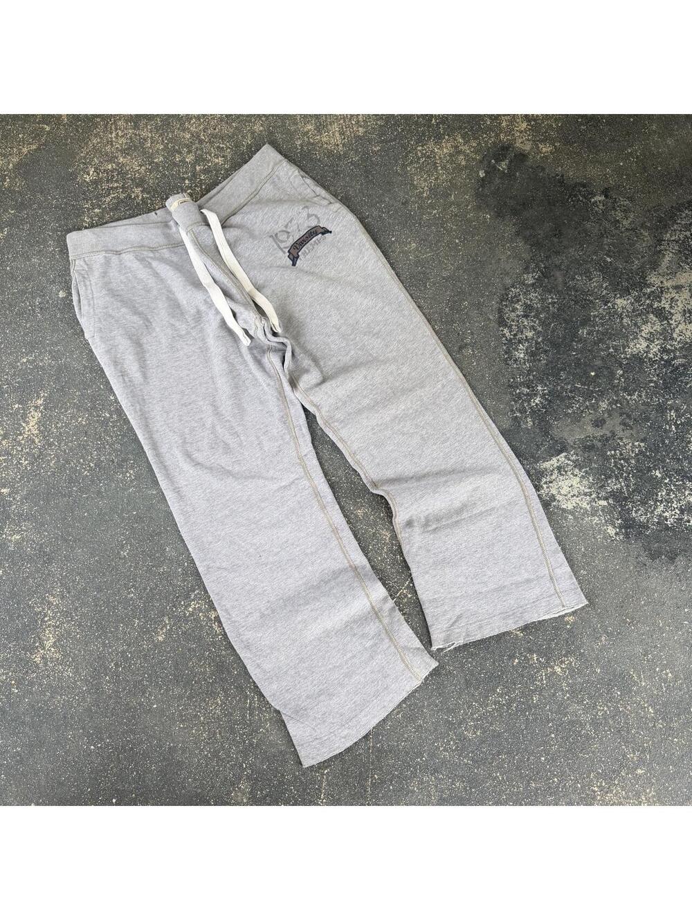 Vintage Y2K Faded Urban Up Baggy Grey Sweatpants